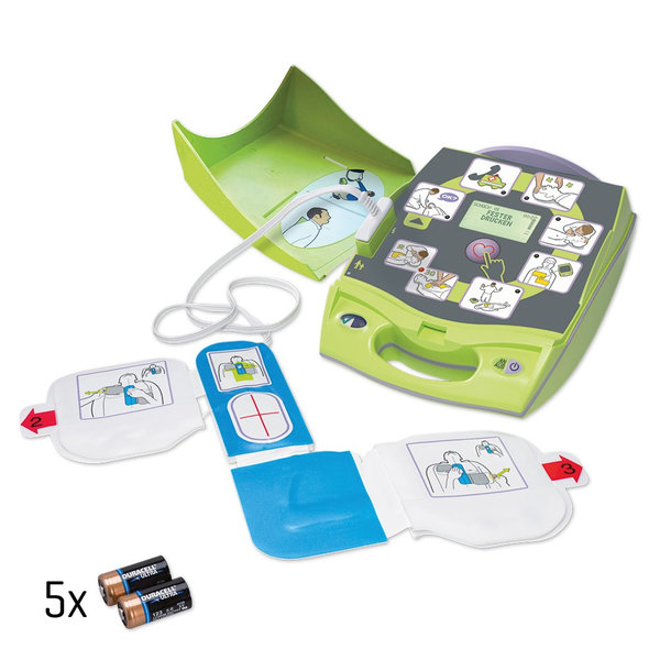 Defibrillator-Set ZOLL AED Plus, Halbautomat