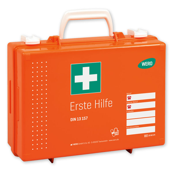 Werotop® 350 Erste Hilfe Koffer mit DIN-Basisfüllung DIN 13157